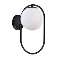 Cordel kinkiet 1x28w g9 ring czarny Candellux 21-10179