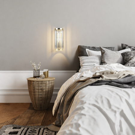 Kinkiet Vetro złoto 1xE14 Light Prestige LP-2910/1W L GD