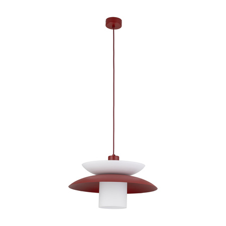 Lampa wisząca z białym szklanym kloszem VERADO BURGUND 1 Tk Lighting 11768