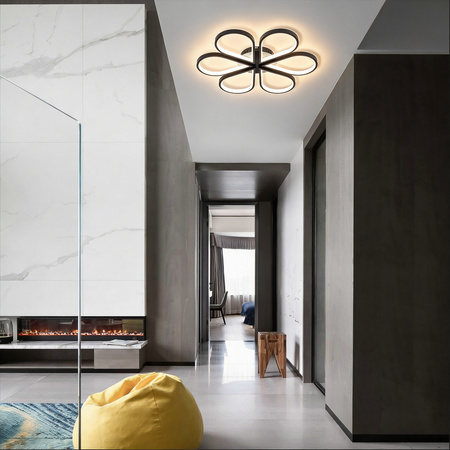 Plafon Velva czarny LED CCT Light Prestige LP-8432/1C BK