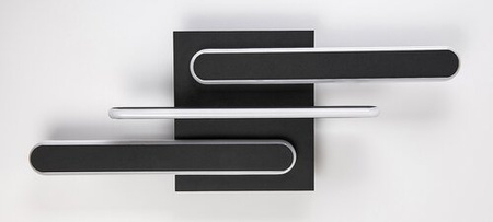 Czarna lampa sufitowa podłużna LED 3000K/4000K Sindri Rabalux 71051