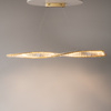 Podłużna lampa wisząca kryształowa 120cm LED 3000K Krone P097PL-L36BS3K Maytoni