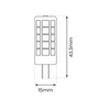 Żarówka LED 3W G4 12V 4000K Ceramiczna + PC