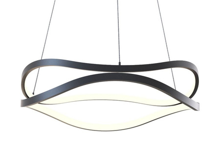 Lampa wisząca czarna HARLEY LED Zuma Line MD7864-2S-3BT