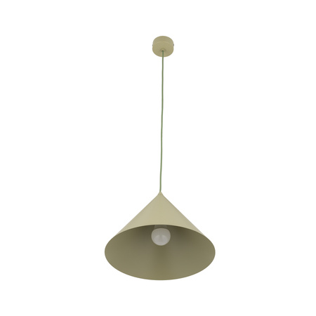 Lampa wisząca pistacjowy stożek o średnicy 33,5cm CONO L PISTACIO 1xE27 Tk Lighting 11419