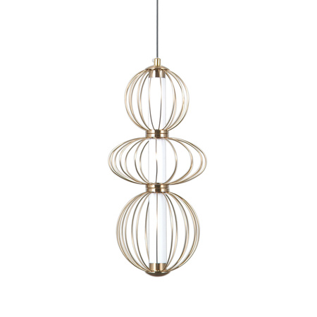 Lampa wisząca Rabel złota LED 3000K Italux PND-344221-3V-HBR