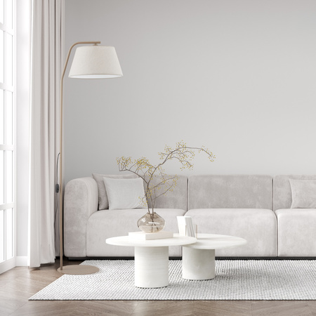  Lampa podłogowa do salonu 160cm z abażurem z lnu 1XE27 FORMO SABIA Tk Lighting 16184