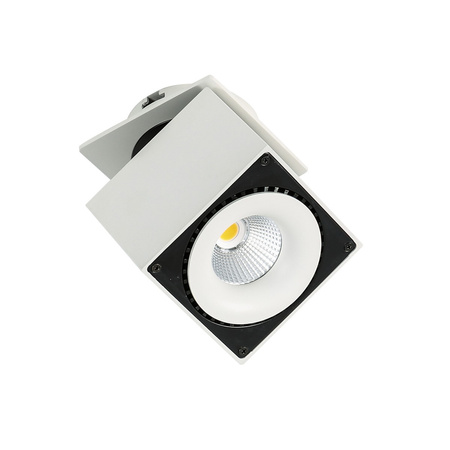 Oprawa podtynkowa Sevilla Square Recessed 4000K regulowana LED Italux SL7562/28W 4000K WH+BL