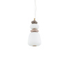 Pojedyńcza lampa wisząca z ceramiki i szkła w stylu Art Deco CERAMIC LED Nowodvorski 11702