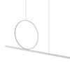Lampa wisząca liniowa z białym pierścieniem 3000K LINEO LED Nowodvorski 11885