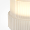 Oprawa sufitowa białe ryflowane szkło Scala LED 3000K Maytoni MOD496CL-L12WK