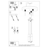 Lampa wisząca PABLO 3P czarna Sollux SL.1014