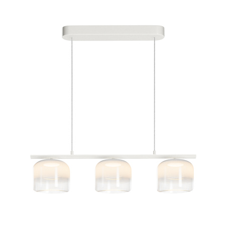 Potrójna szklana lampa wisząca w kolorze białym LED 3000K Spirito MOD286PL-L12W3K Maytoni