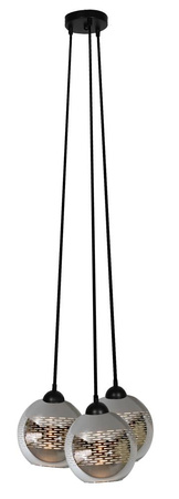 TRIO 2 LAMPA WISZĄCA 3X60W E27 CHROM Candellux 33-62857