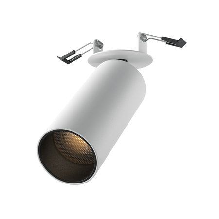 Biała oprawa podtynkowa regulowana tuba LED 3000K FOCUS LED C053CL-L12W3K-W-W Maytoni