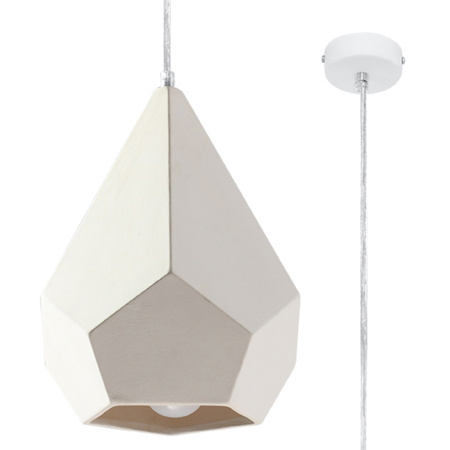 Lampa wisząca PAVLUS ceramiczna biała Sollux Lighting SL.0844