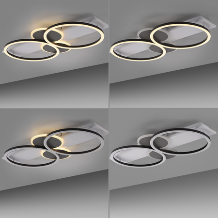  Lampa sufitowa LED 3000K różne tryby świecenia TROOPER Just Light 14552-16