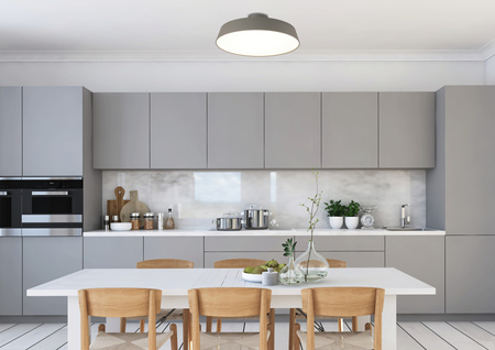 LAMPA SUFITOWA ORLANDO 1 SATYNOWY SZARY Candellux 50133239