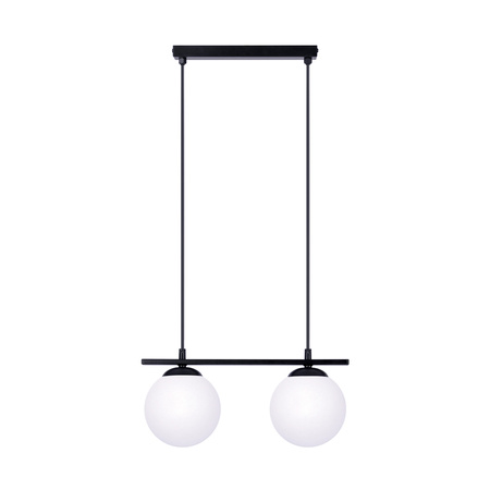 Lampa wisząca GLOBE E14 LED Zuma Line 1208 - stylowa lampa z dwoma kulami do jadalni