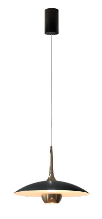 Lampa wisząca czarno-złota LED 3000K Maxlight P0676 Manuka
