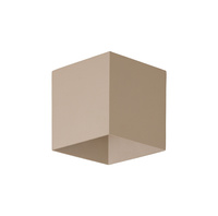 Beżowy kinkiet dekoracyjny na dom CUBE BEIGE LED IP54 Tk Lighting 18328