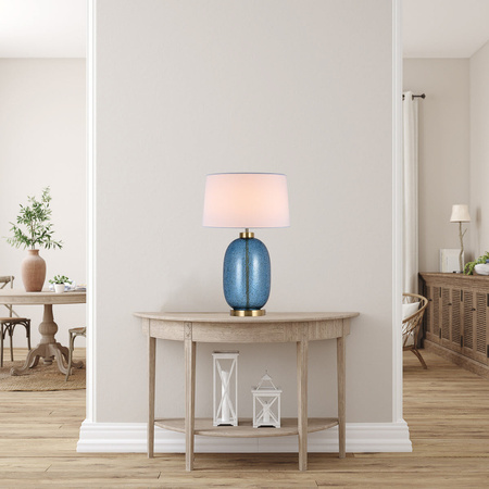 Lampa stołowa Amur niebieska 1xE27 Light Prestige LP-919/1T blue