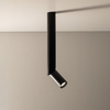 Oprawa sufitowa czarna długa tuba z ruchomą głowicą ELARIS BLACK M 1xGU10 MINI MR11 Tk Lighting 11255