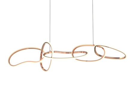 Lampa wisząca złota CHOLET LED Zuma Line MD7361-5A-EGT