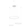 Lampa wisząca trzy białe ringi CIRCOLO POWER LED 3000K Nowodvorski 11649