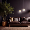 Lampa wisząca VASO 2 AMBER 4W Milagro ML1402