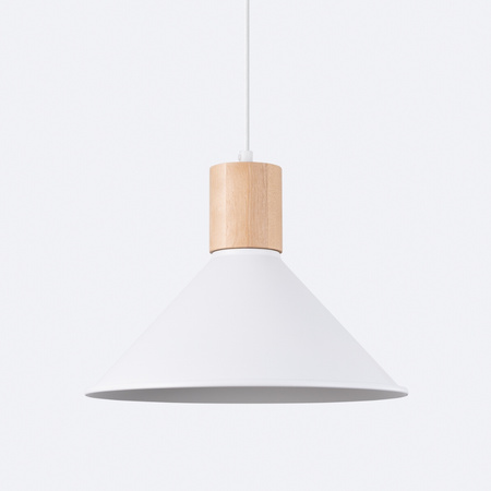 Lampa wisząca JAGA biała Sollux SL.1319