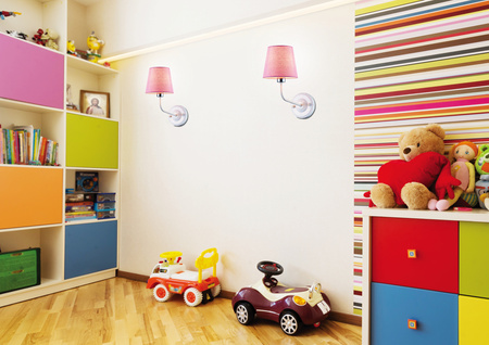 KINKIET YORK 1 BIAŁY RÓŻOWY Candellux 50401103