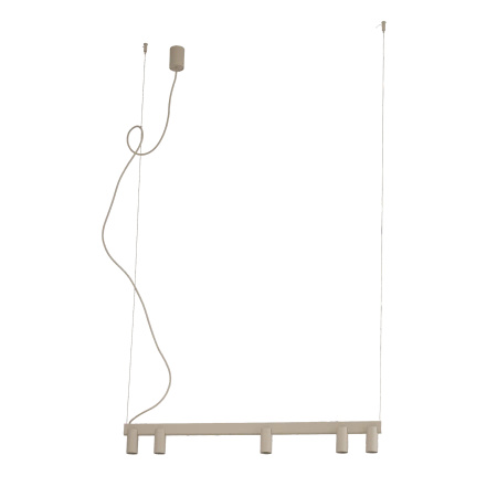 Lampa wisząca beżowa belka z tubami FOURTY LINE LED 900 Nowodvorski 12297