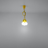 Lampa wisząca DIEGO 3 żółta Sollux SL.0579