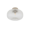 Szklana lampa sufitowa o średnicy 31cm 1xE14 MALINDI B Nowodvorski 12255