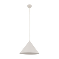 Lampa wisząca metalowy stożek o średnicy 33,5cm CONO L KASZMIR 1XE27 Tk Lighting 11381
