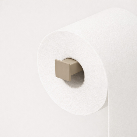 Prosty, beżowy stojak na papier KS-54 PAPER STAND z serii KAJA HOME