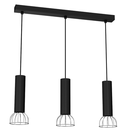 Lampa Wisząca DANTE BLACK/SILVER 3x mini GU10 MLP7360