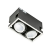 Oprawa podtynkowa sufitowa Vertico Double 4000K podwójna regulowana LED Italux GL7108-2/2X18W 4000K WH+BL