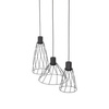 MODESTO BLACK LAMPA WISZACA 3 TK Lighting 10149