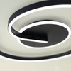 Czarna lampa sufitowa do salonu LORENZO BLACK 22W LED 4000K Milagro ML1848