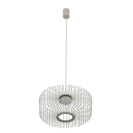 Lampa wisząca druciana o średnicy 38cm w kolorze szałwiowym 1xGX53 KENAI C Nowodvorski 12230