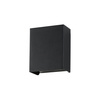 Kinkiet elewacyjny LED jednokierunkowy Monto Italux OWL-24972-1-BK