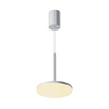 Okrągła płaska lampa wisząca biała 18,5cm LED 3000K Plato P076PL-L12W3K-W Maytoni