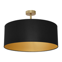 Lampa sufitowa BEN BLACK/GOLD 3xE27 Milagro MLP7021