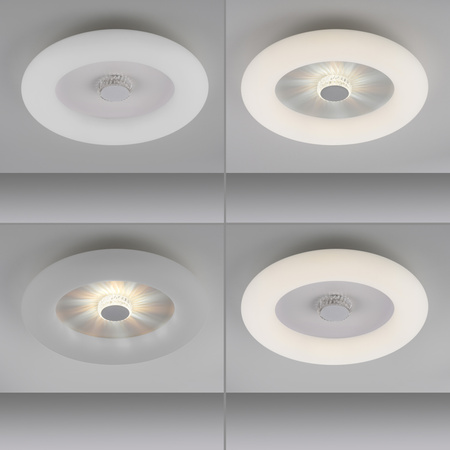 Okrągła lampa sufitowa LED 50cm sterowana pilotem VERTIGO Just Light 14383-16