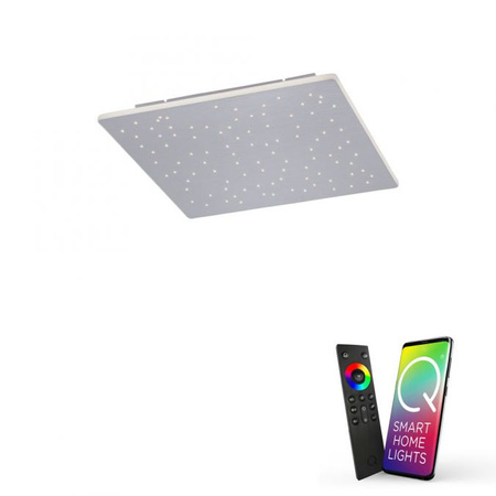 Lampa sufitowa plafon Q-NIGHTSKY LED Paul Neuhaus 8039-95 sterowana pilotem funkcja smart