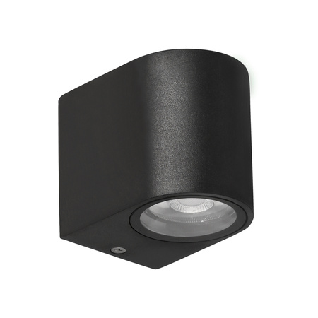 Lobelia lampa ogrodowa elewacyjna zaokrąglona 9,4x8cm czarny 1x35W GU10 IP44 Candellux 21-32287
