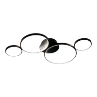 Lampa sufitowa UNIVERSE LED 30W 4 czarne okręgi ML1047