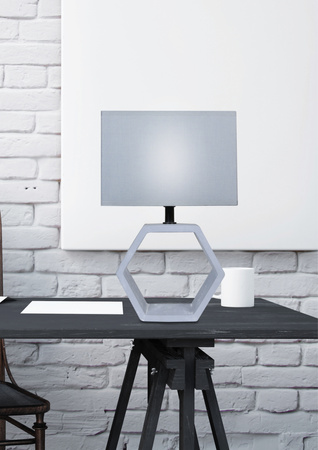 VIDAL LAMPA CERAMICZNA 1X40W E27 GRAFITOWY Candellux 41-68552